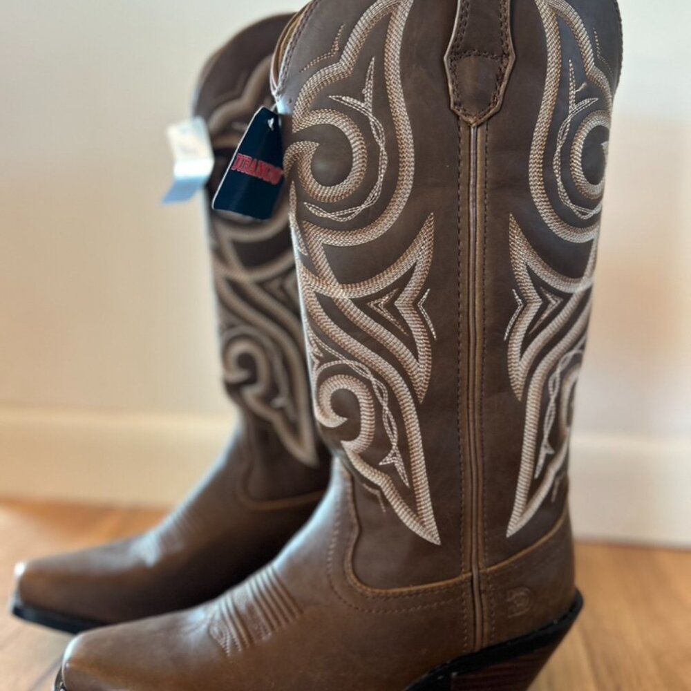 NEW w/Tags Crush‎ by Durango Women's Milk Chocolate Western Boot $65 Size 6.5 - Picture 11 of 14